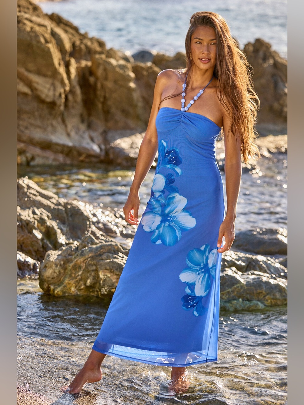 Orla Halter Maxi Dress by Altar'd State